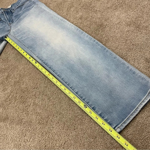 Athleta Sculptek Slim Straight Jean in Zion Wash Size 8 Tall - Picture 11 of 13